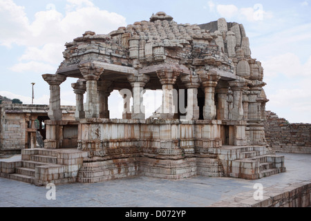 A Hindu Temple At  Chittorgarh Fort, Rajasthan, India Stock Photo