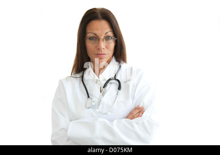 female doctor looking at camera Stock Photo