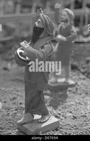 Miniature of Wayfarers (saint), Palakhi, India Stock Photo