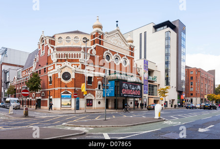 Grand Opera House, Great Victoria Street, Belfast, Northern Ireland. The Fitzwilliam Hotel and Jury's Inn are to the right Stock Photo