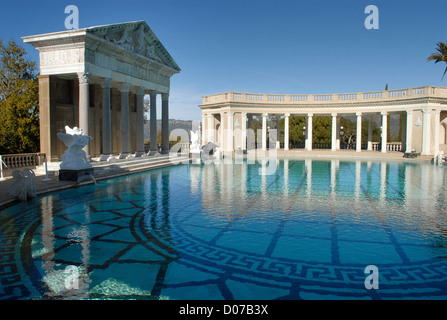 Neptune pool at Hearst Castle Stock Photo