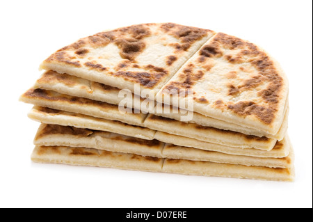 potato scones or tattie cakes isolated on a white background Stock Photo