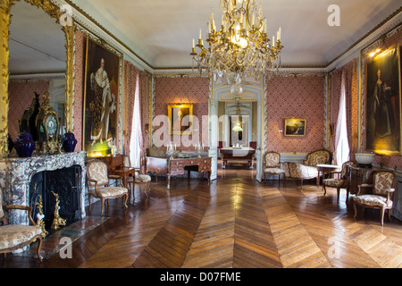 THE GREAT SALON CHATEAU DE MAINTENON EURE-ET-LOIR (28) FRANCE Stock Photo