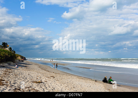 Beach in Jupiter, Treasure Coast, Florida, USA Stock Photo