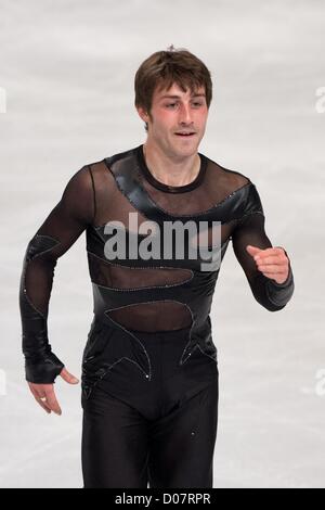Brian joubert france performs mens hi-res stock photography