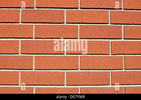 New Clean Red Bricks Close-Up Stock Photo