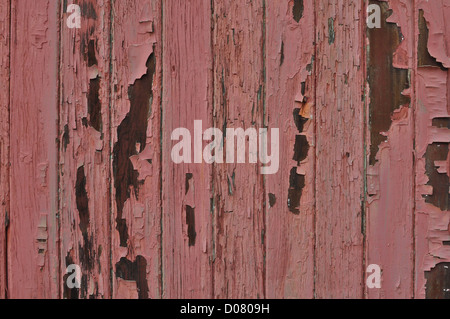 Pink Peeled Paint used as a background that text can be added to Stock Photo