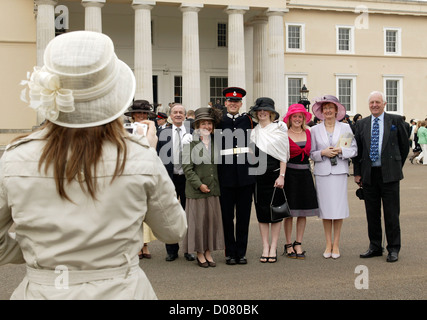 The Sovereigns parade. Royal Military Academy Sandhurst Stock Photo