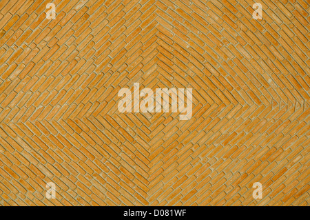 Modern Square Pattern Brick Background that text can be added to Stock Photo