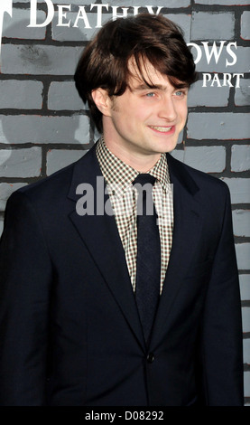 Daniel Radcliffe The premiere of 'Harry Potter and the Deathly Hallows - Part 1' at Alice Tully Hall - Arrivals New York City, Stock Photo