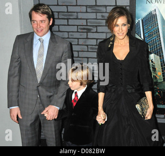 Matthew Broderick and his son James Wilkie Broderick seen walking in
