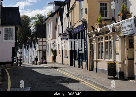 The historic town of Ruthin, Denbighshire, North Wales situated in the picturesque Clwydian range of hills.. Stock Photo