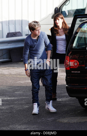 One Direction's, Niall Horan arriving at 'The X Factor' studios London, England - 19.11.10 Stock Photo