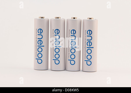 Eneloop AA batteries Stock Photo - Alamy