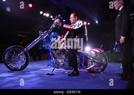 Chopper auctioned to benefit military children The 21st annual fightnight held at the Washington Hilton Washington DC, USA - Stock Photo