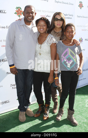 Forest Whitaker, Keisha Whitaker and family Children Uniting Nations - 12th annual Day of the Child event held at Star Eco Stock Photo