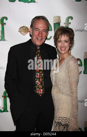 Mark Jacoby and Valerie Wright Opening night of the Broadway musical production of 'Elf' held at The Grand Hyatt Hotel - after Stock Photo