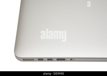 MacBook Pro retina computer ports laptop Stock Photo