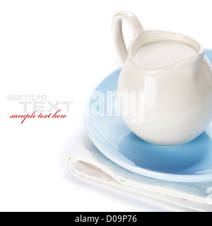 white ceramic jug with milk