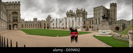 Windsor Castle Panoramic Stock Photo