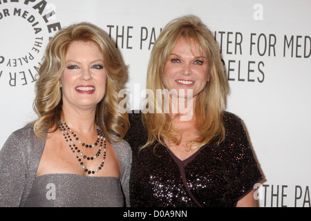 Mary Hart and Linda Bell Blue The Paley Center for Media Annual Los Angeles Gala honoring Mary Hart and Al Michaels at Beverly Stock Photo