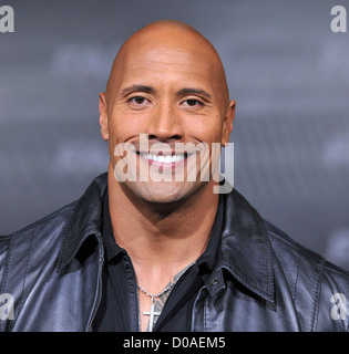 DWAYNE JOHNSON AKA THE ROCK FASTER CBS FILMS PREMIERE HOLLYWOOD LOS ...