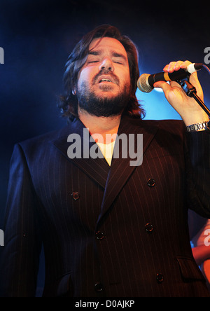 Matt Berry of Mighty Boosh and IT Crowd fame performing at Liverpool Masque. Liverpool, England - 23.11.10 Stock Photo