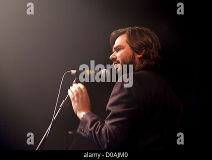 Matt Berry of Mighty Boosh and IT Crowd fame performing at Liverpool Masque. Liverpool, England - 23.11.10 Stock Photo