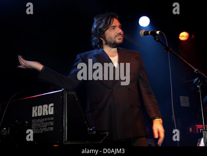 Matt Berry of Mighty Boosh and IT Crowd fame performing at Liverpool Masque. Liverpool, England - 23.11.10 Stock Photo