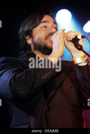 Matt Berry of Mighty Boosh and IT Crowd fame performing at Liverpool Masque Liverpool, England - 23.11.10 Stock Photo