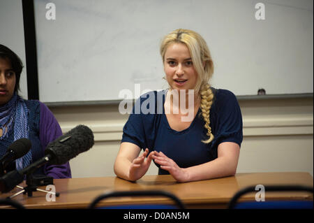 London, UK - 21 November 2012: press conference held at ULU  by the National Campaign Against Fees and Cuts  © pcruciatti / Alamy  Live News Stock Photo