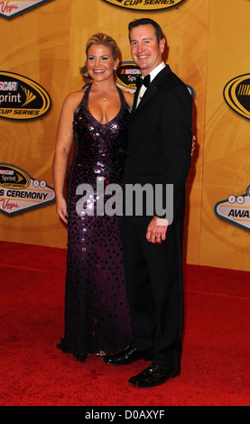 Eva Busch and Kurt Busch Nascar Sprint Cup Series Award Ceremony at Wynn Resort Casino Las Vegas, Nevada - 03.12.10 Stock Photo