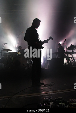 Interpol performing at Liverpool University Liverpool, England - 04.12.10 Stock Photo