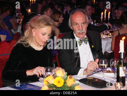 HRH Princess Michael of Kent and Roger Uttley Sparks Winter Ball 2010 held at Park Plaza London, England Stock Photo