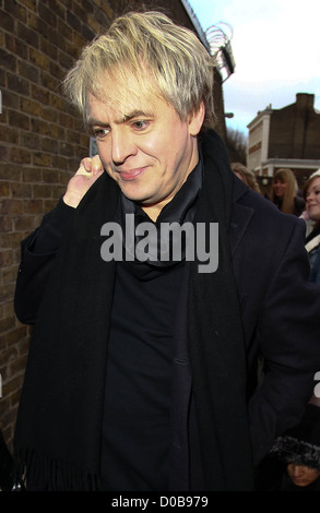 Nick Rhodes arrives at a West London studio London, England - 29.11.10 ...