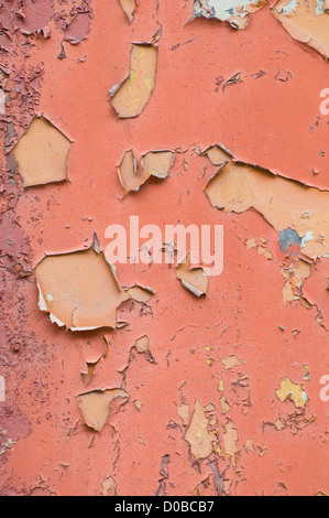 old obsolete cracked paint texture wall abstract Stock Photo