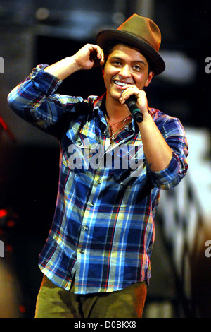 Bruno Mars The 2010 B96 Jingle Bash show at the Allstate Arena Chicago, Illinois - 11.12.10  C.M. Stock Photo