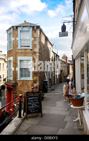 Catherine Hill off the Market Place in the Somerset town of Frome UK Stock Photo