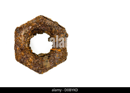 Octagonal nut Stock Photo