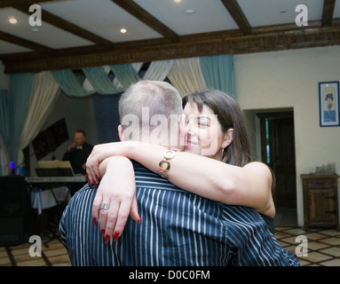 mature couple dancing Stock Photo