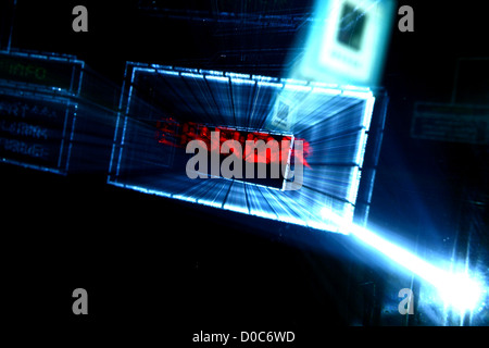 main menu error abstract background Stock Photo