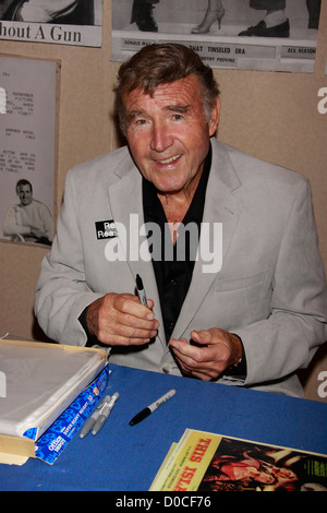 Rex Reason (from the 50s sci-fi classic 'This Island Earth') attending Captain Celluloid's Movie and TV World Con III held the Stock Photo