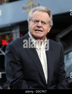 TV Host Jerry Springer celebrates the taping of 'The Jerry Springer Show' th anniversary show on Military Island in Times Stock Photo