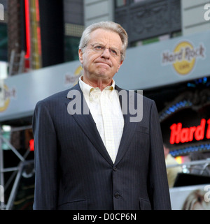 TV Host Jerry Springer celebrates the taping of 'The Jerry Springer Show' 20th anniversary show on Military Island in Times Stock Photo