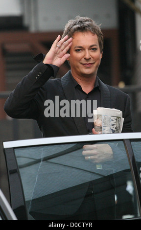 Julian Clary outside the ITV Studios London, England - 12.10.10 Stock Photo