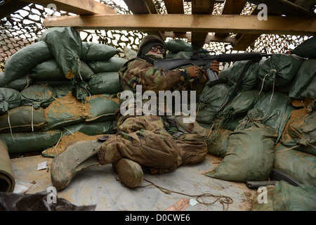 An Airman from the 606th Air Control Squadron at Spangdahlem Air Base ...