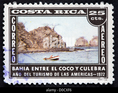 Costa Rican postage stamp Stock Photo