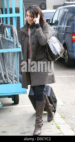 Christine Bleakley outside the ITV studios London, England Stock Photo