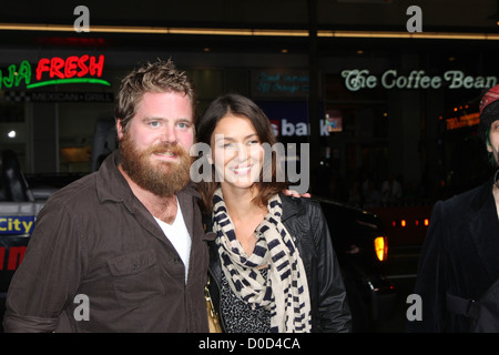 Ryan Dunn Los Angeles Premiere of 'Jackass 3D' at the Grauman's Chinese TheatreArrivals Hollywood, California Stock Photo