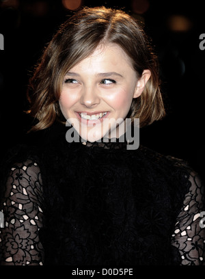 Chloe Grace-Moretz Premiere of 'Let Me In' held at Vue, Leicester Square - Arrivals London, England - 14.10.10 Stock Photo